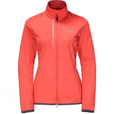 Chaquetas Jack Wolfskin Cusco Trail Mujer - Coral - Chile PMJ697013